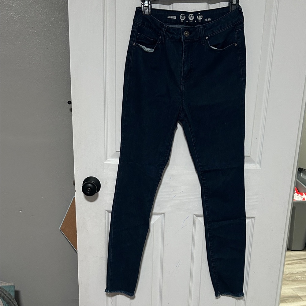 Women's Dark Blue Skinny Jeans